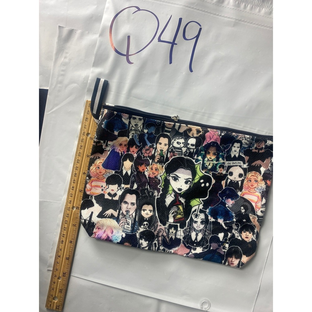 The Addams Family Character‎ Collage Cosmetic Bag Pouch
